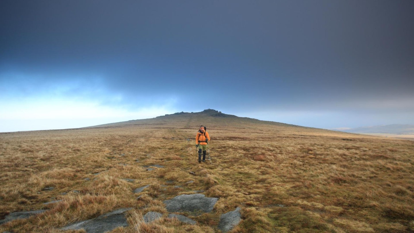 051 Heading for High Willhays from Yes Tor Dartmoor Winter Back_preview