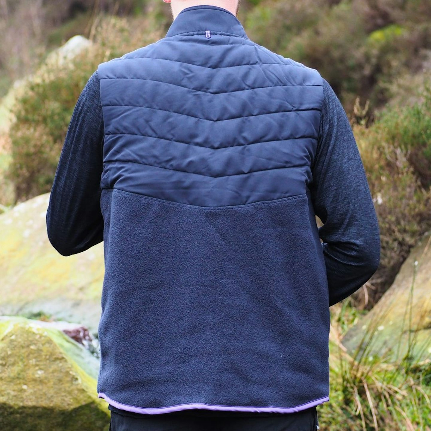 BAM 73 Zero Fleece Gilet rear