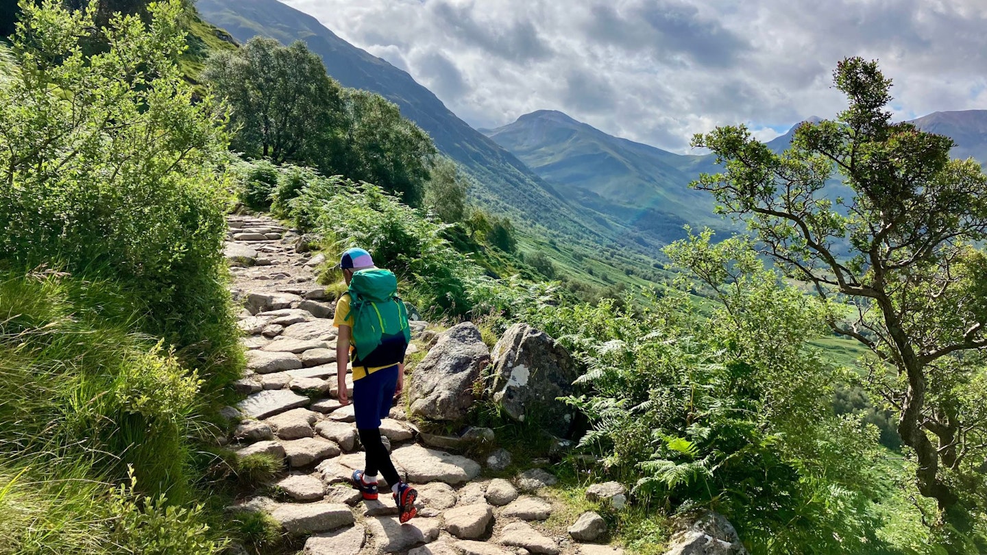 Early stages of the Ben Nevis Mountain Track