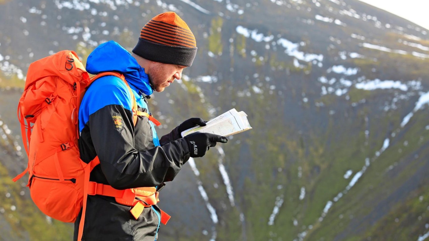 James Forrest navigating while testing gear for LFTO