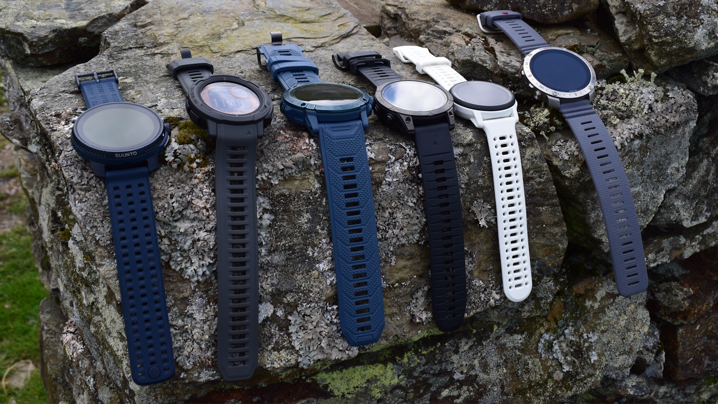 Group testing GPS running watches for review from Suunto Garmin and Polar