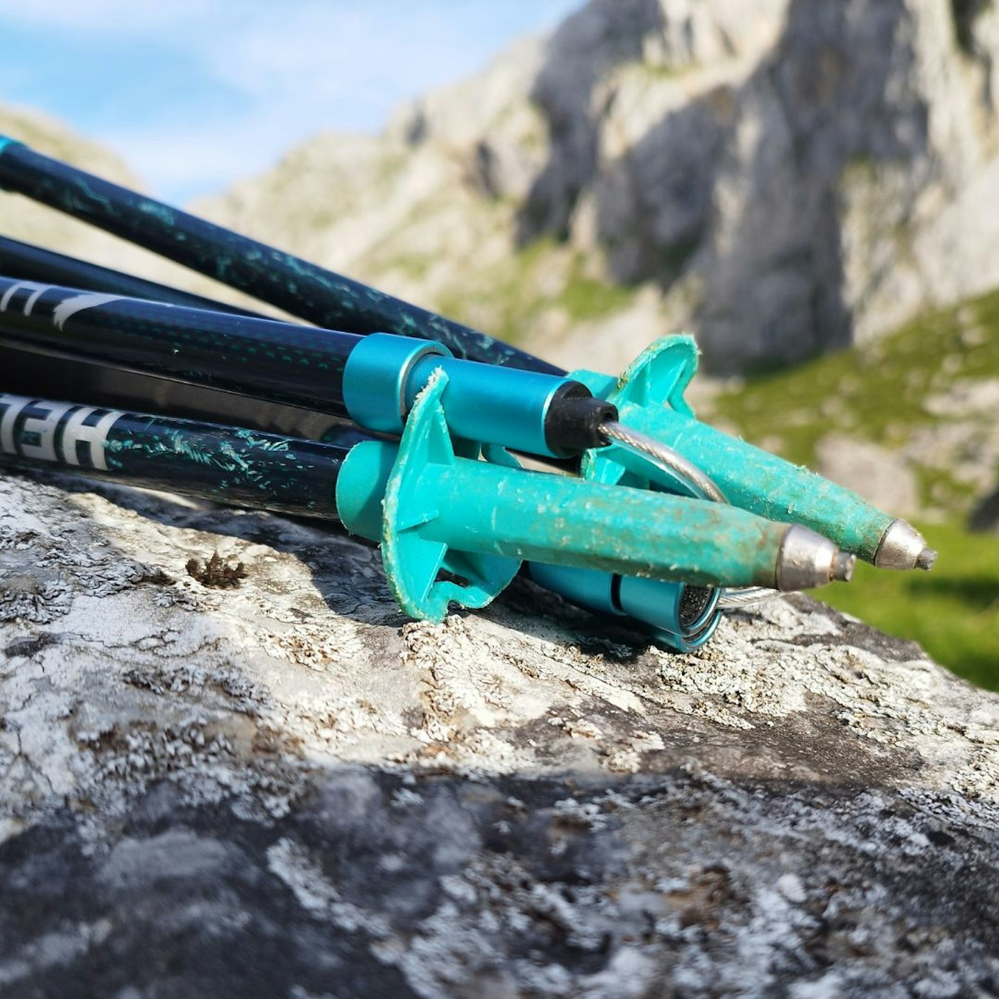 Helvellyn poles plastic points