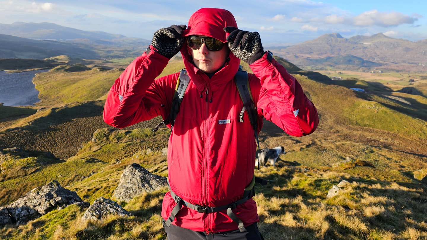 hooded Paramo velez jacket modelled by Matt Jones