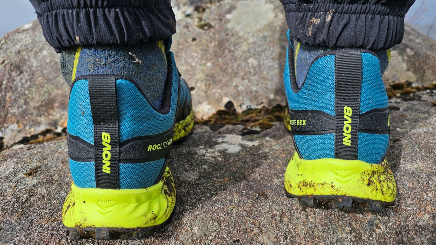 Inov8 roclite GTX heels and flare