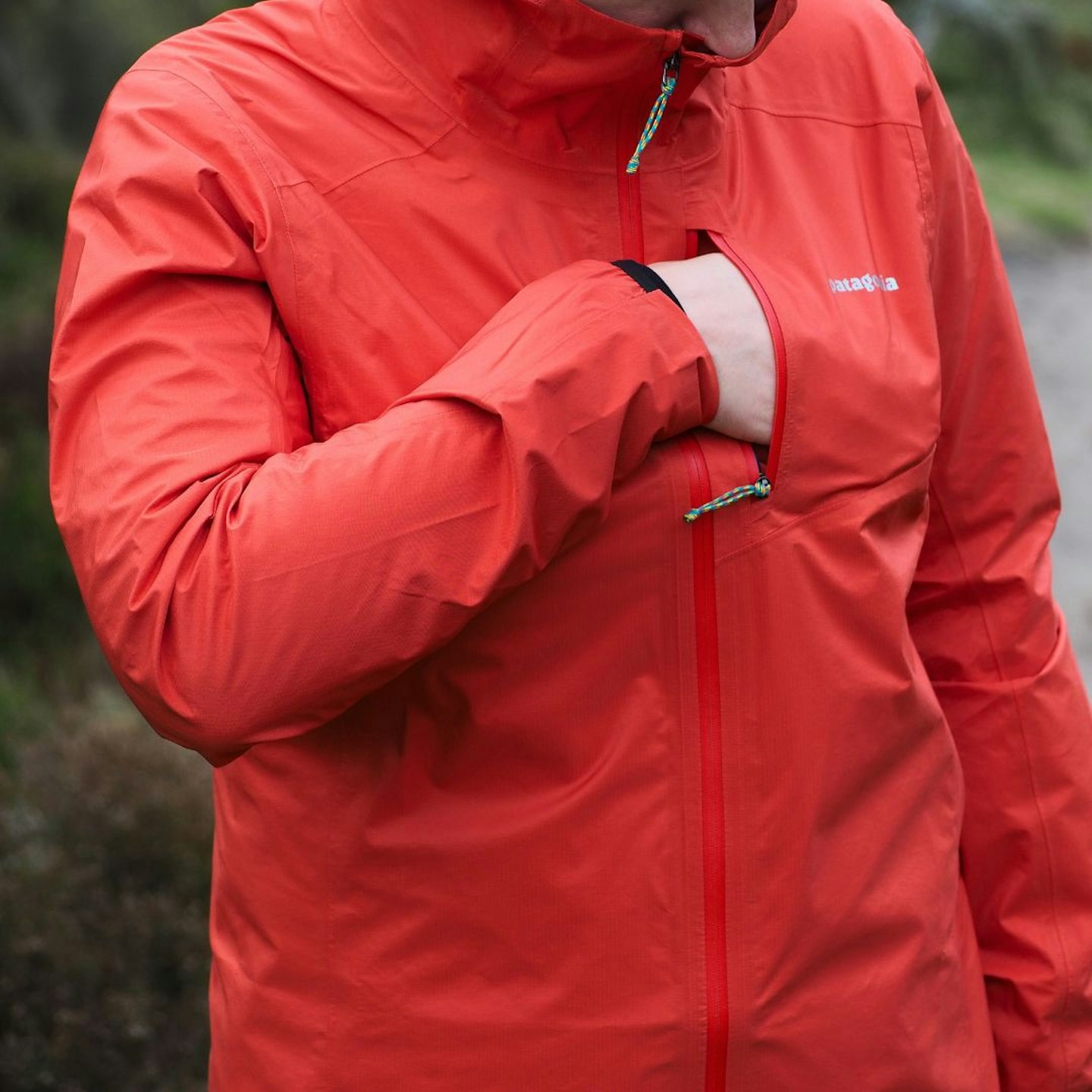 Patagonia Storm Racer Waterproof Jacket chest pocket