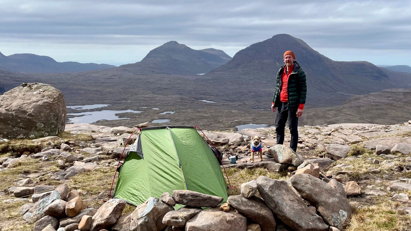 Russ Moorhouse Trail 100 wild camp Beinn Eighe