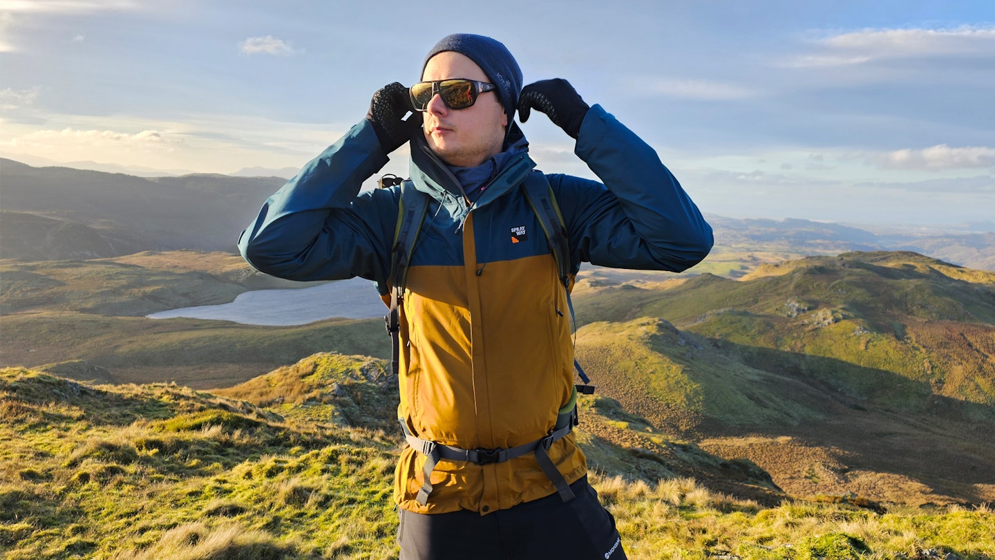 Sprayway cape wrath jacket on outdoor writer matt jones