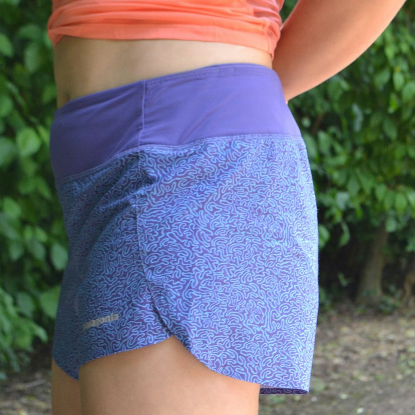 Squarecrop patagonia shorts side view