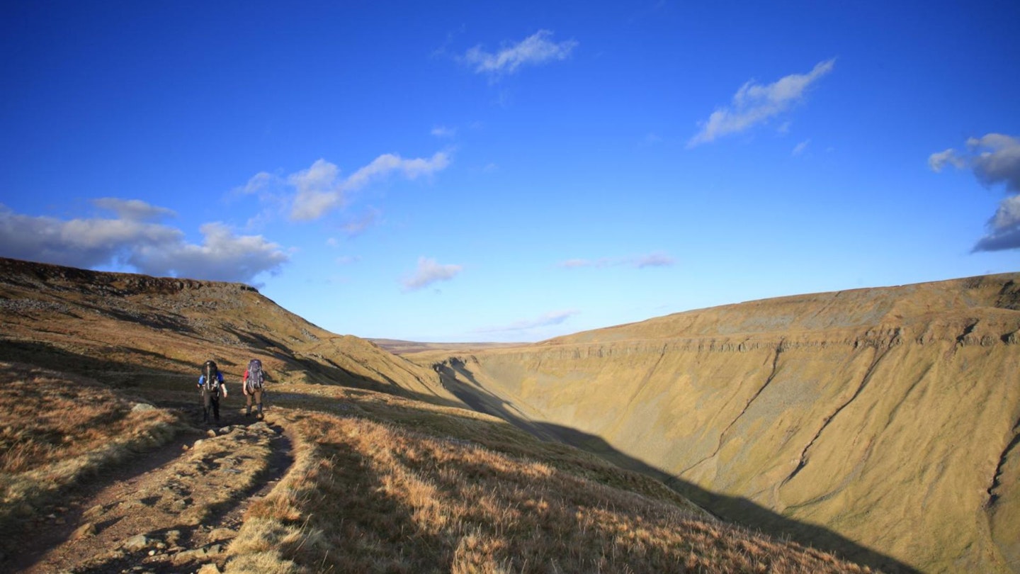 The path to High Cup Nick Cumbria