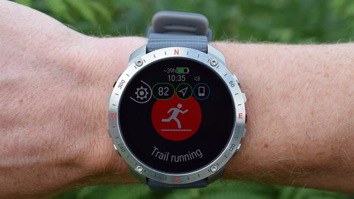 Trail Running setting on Polar Grit X2 Pro running smartwatch