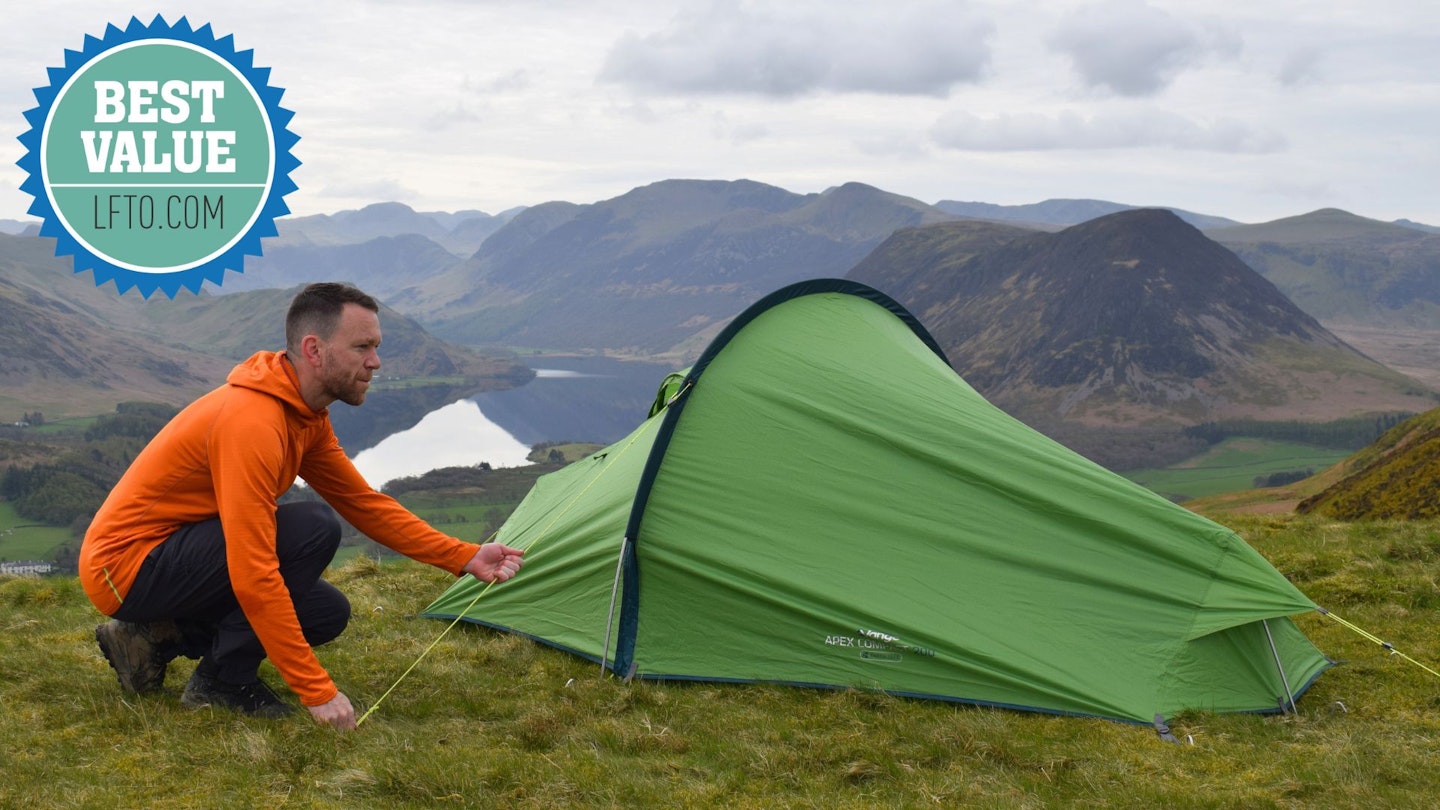 Vango Apex Compact 200 with LFTO Best Value award logo